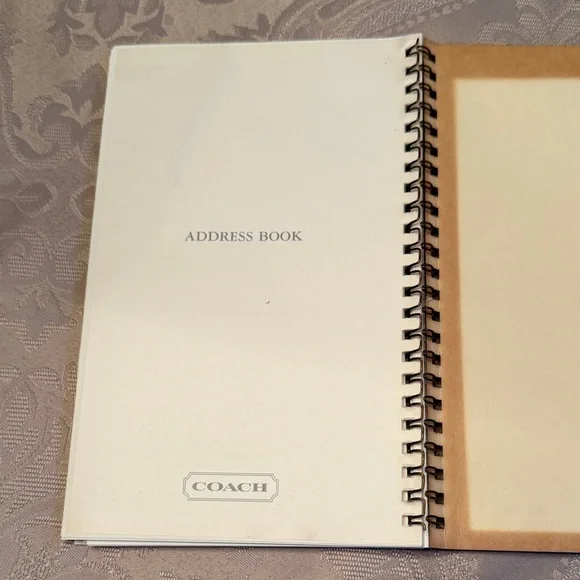 Vintage Coach Ivory Spiral Address Book Refill 5x8 - Picture 5 of 9